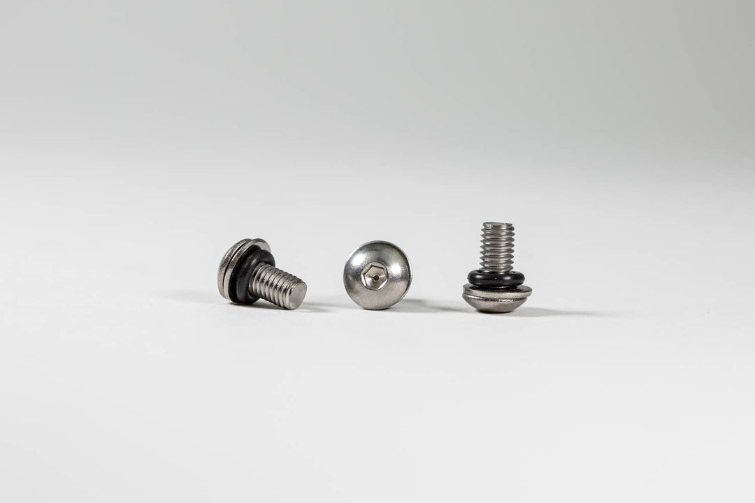 Woodcraft SS Skid Pad Hardware Kit 5x10 Button Head w/o-ring and washer