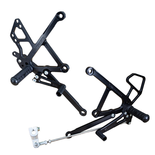 Woodcraft 2009-11 Kawasaki Ninja 650R Complete Rearset