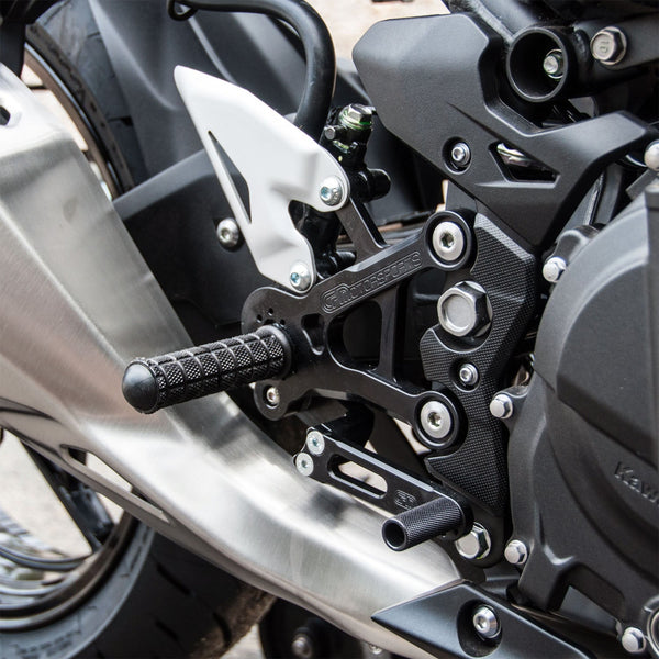 Woodcraft 2018-23 Kawasaki Ninja400, 2019-23 Z400, Ninja500 Complete Rearset