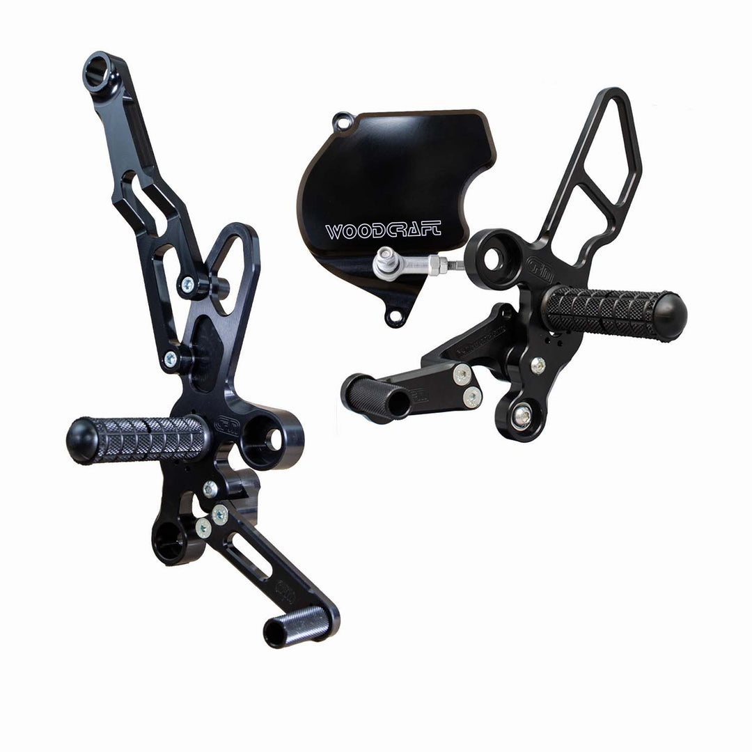 Woodcraft Honda Grom Complete Rearset Kit w/ Pedals