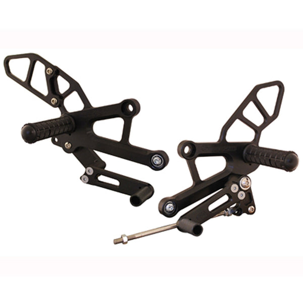 Woodcraft Honda CBR250R/300R Complete Adjustable Rearset - STD Shift