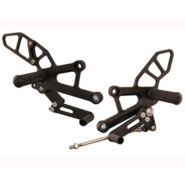 Woodcraft Honda CBR250R/300R Complete Adjustable Rearset - GP Shift