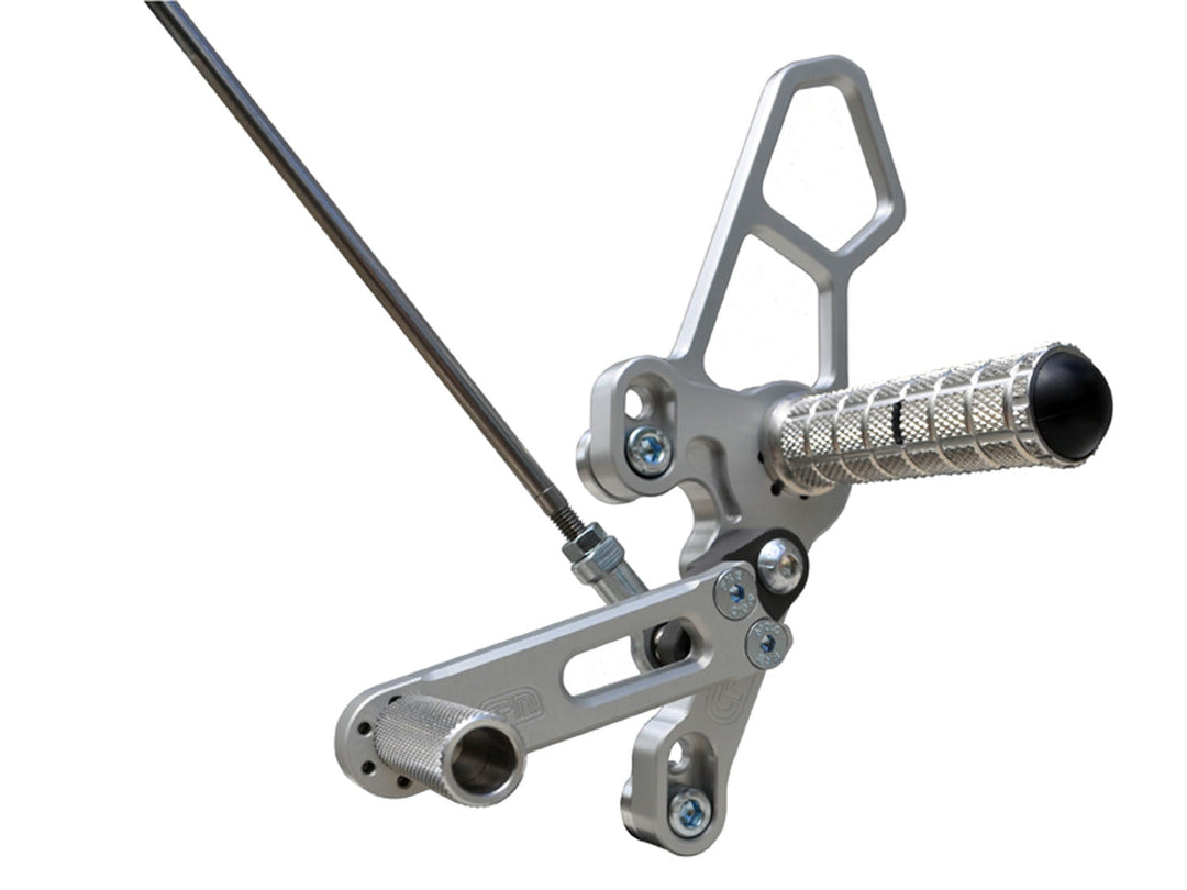 Woodcraft Yamaha FZ07/MT07/XSR700 Rearset - Silver