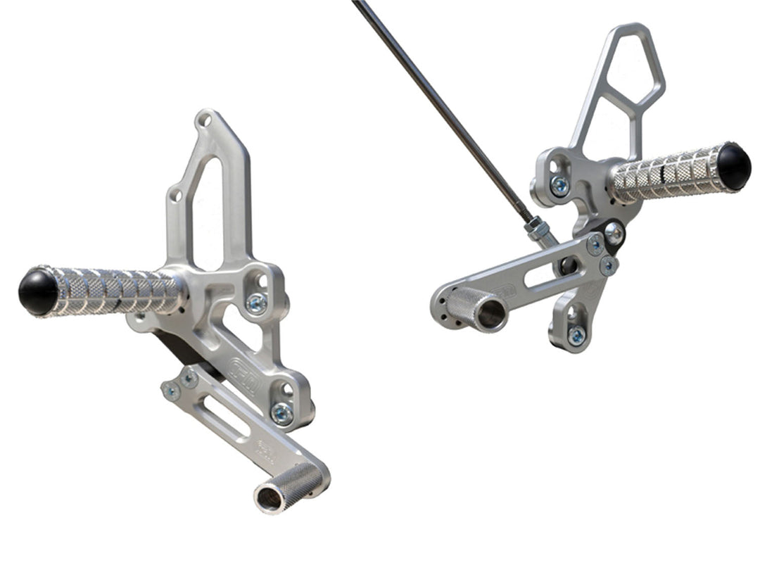 Woodcraft Yamaha FZ07/MT07/XSR700 Rearset - Silver