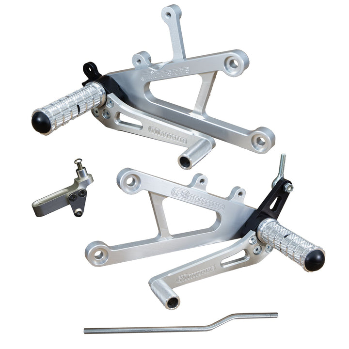 Woodcraft 2004-06 Yamaha YZF-R1 Complete Rearset Kit w/ Pedals - GP Shift