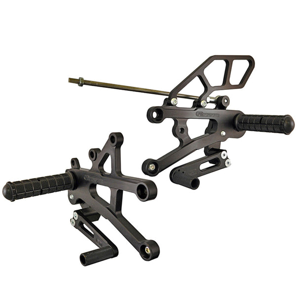 Woodcraft 2006-12 Triumph Daytona 675 Rearset - STD Shift