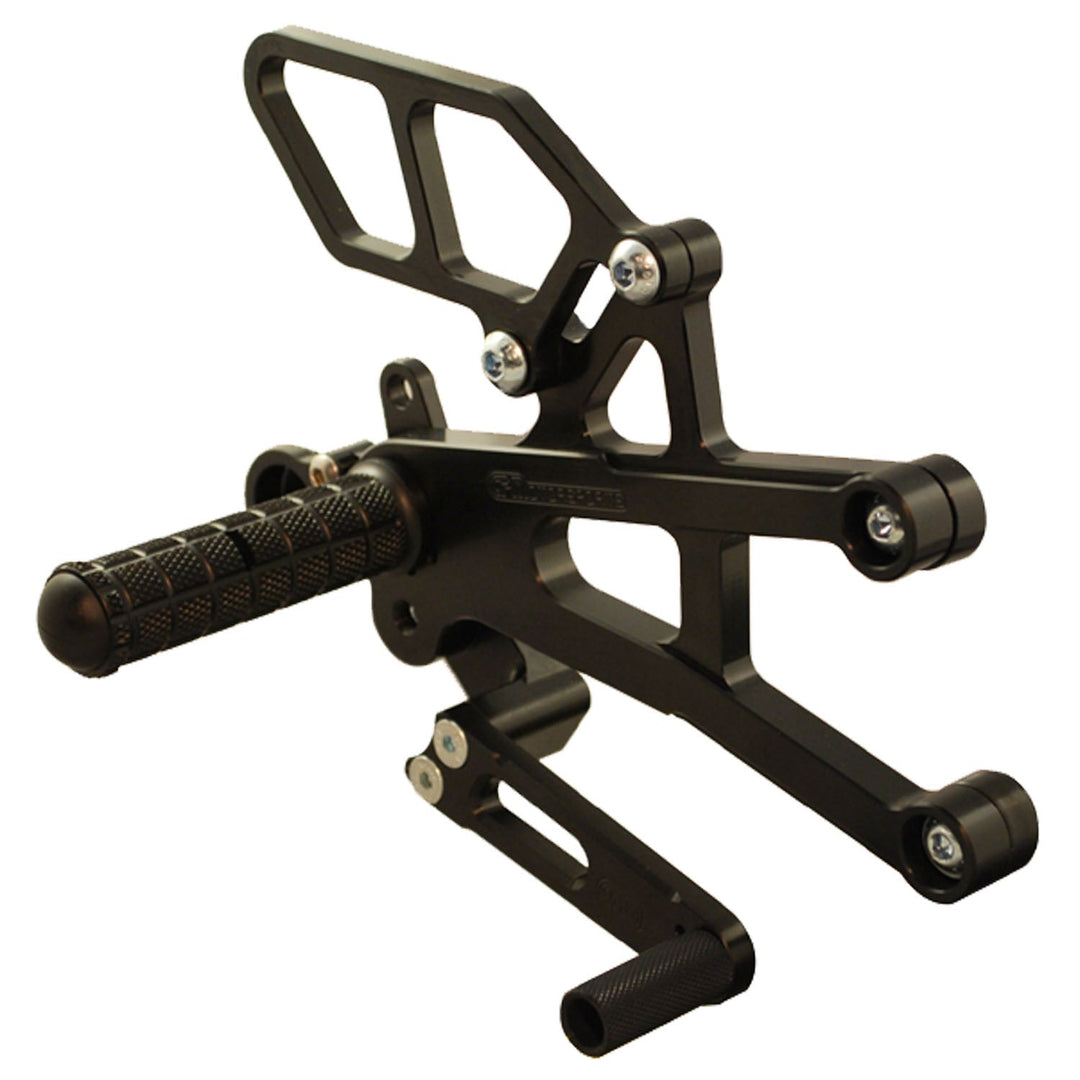 Woodcraft Triumph Daytona 675R Rearset - GP Shift w/QS Rod - RACE USE ONLY (No Side Stand)