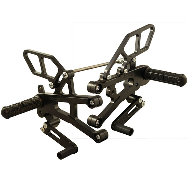 Woodcraft Triumph Street 765 Rearsets - STD Shift w/QS