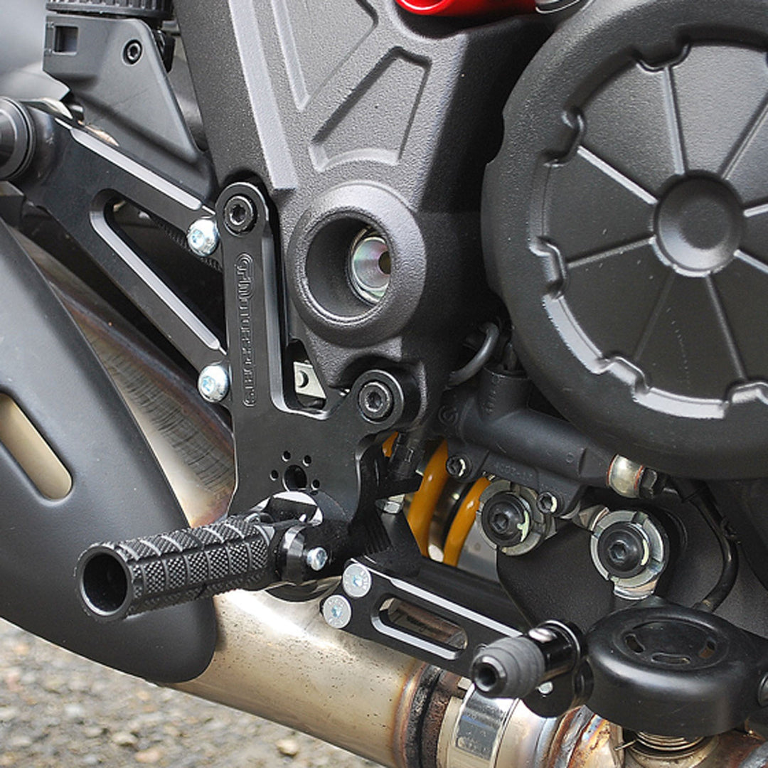 Woodcraft Ducati Diavel STD Shift Complete Rearset