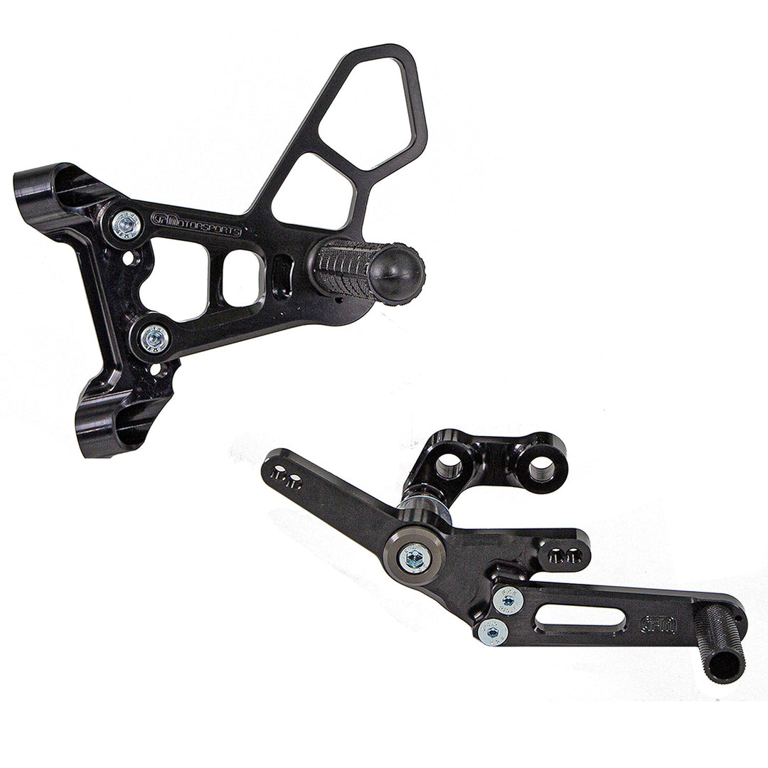 Woodcraft BMW S1000RR Complete Rearset w/ Pedals - STD/GP Shift