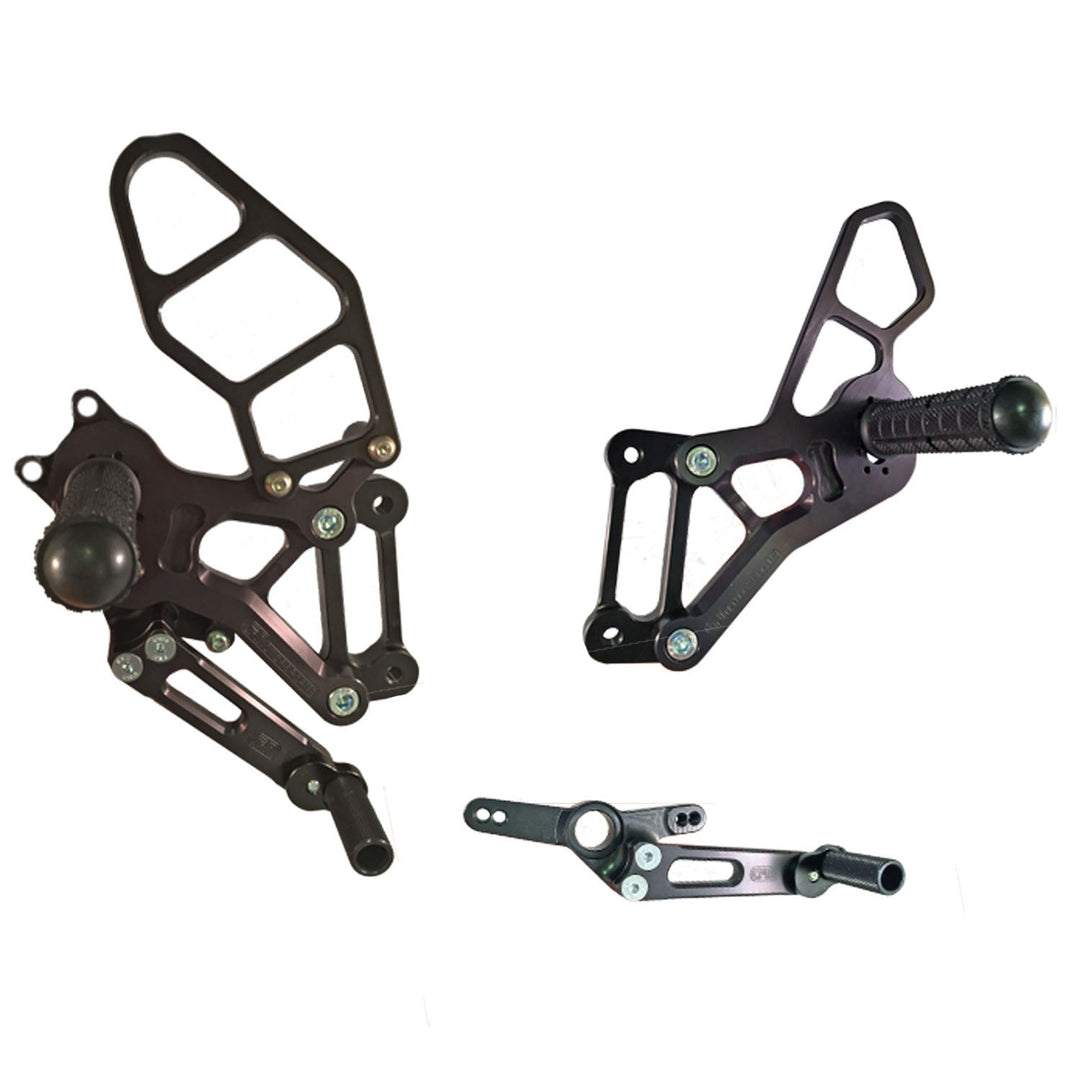 Woodcraft BMW S1000R Complete Rearset - STD/GP