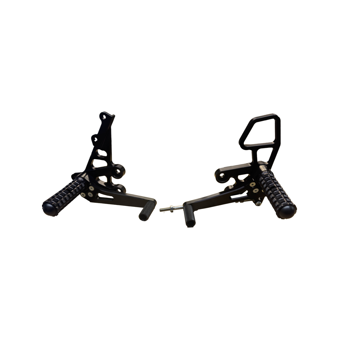 Woodcraft 2005-06 Suzuki GSX-R1000 Complete Black Rearset