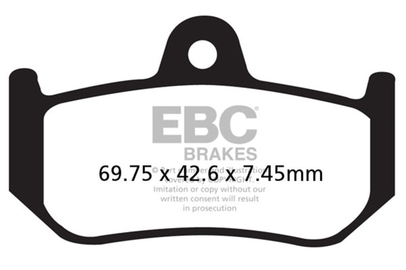 EBC 99-03 MV Agusta F4 750 All Model Nissin Calipers Rear Left Sintered R/HH Brake Pads — FA320HH