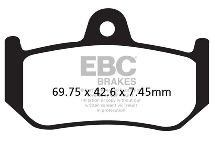 EBC 99-03 MV Agusta F4 750 All Model Nissin Calipers Rear Left Sintered R/HH Brake Pads — FA320HH