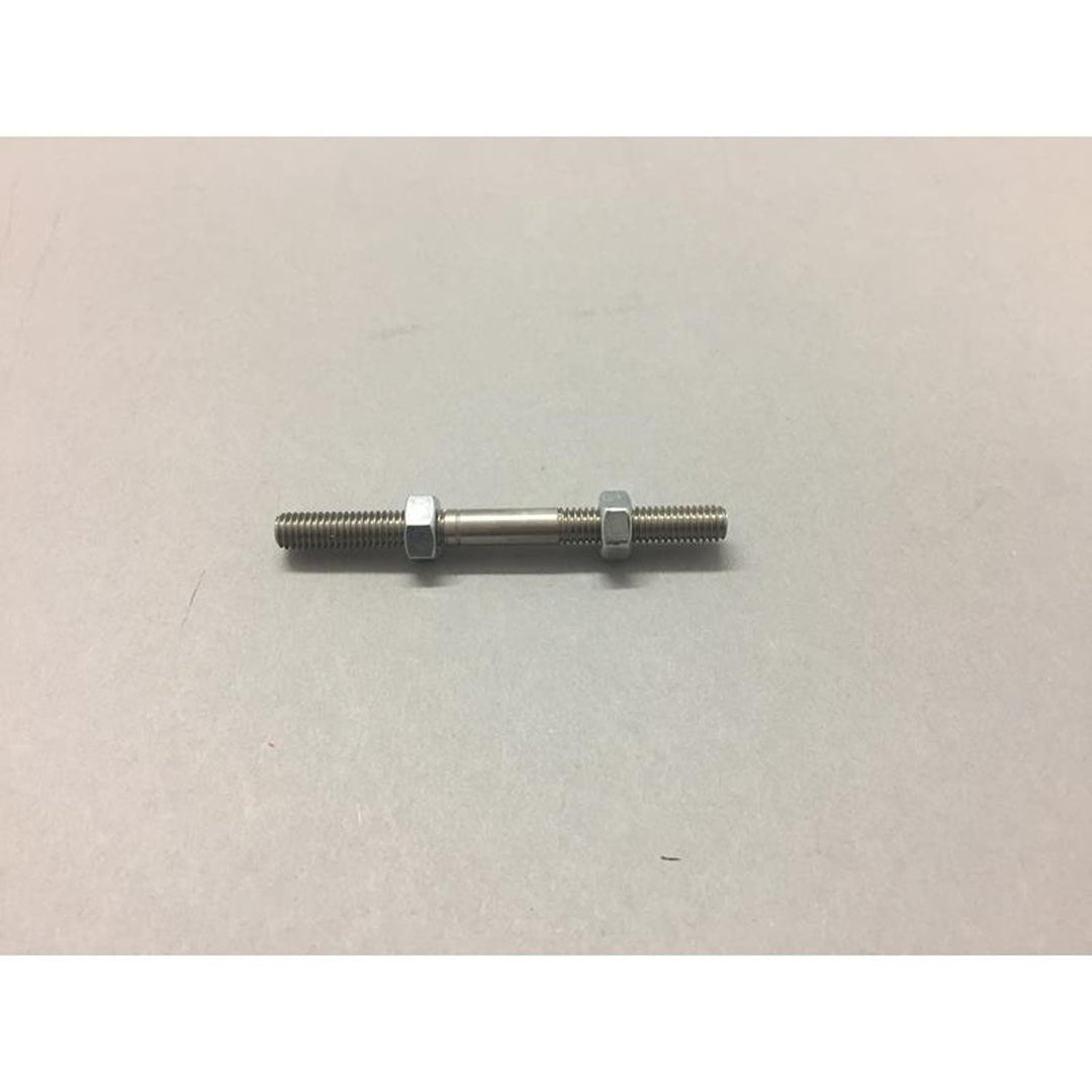 Woodcraft Shift Rod, Male SS, 2.35", Free-Flow Nuts (Honda Grom GP Shft)