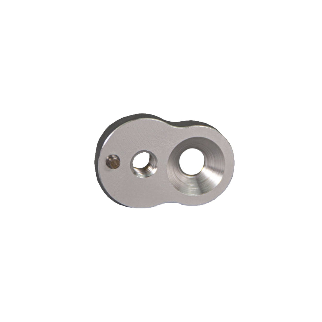 Woodcraft Eccentric Toe Peg Base, Silver