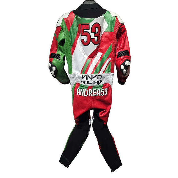 Custom Kangaroo Leather Race Suit