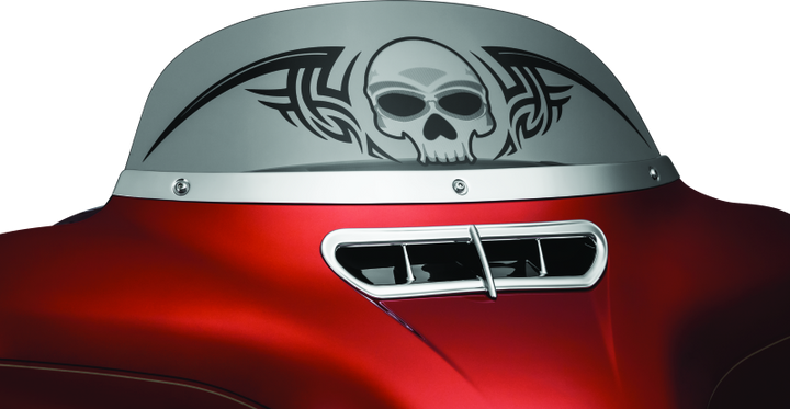 Kuryakyn Smooth Windshield Trim 14-Up Touring Chrome