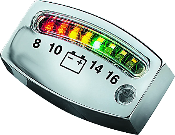 Kuryakyn Alley Cat Fuel & Battery Gauges Universal