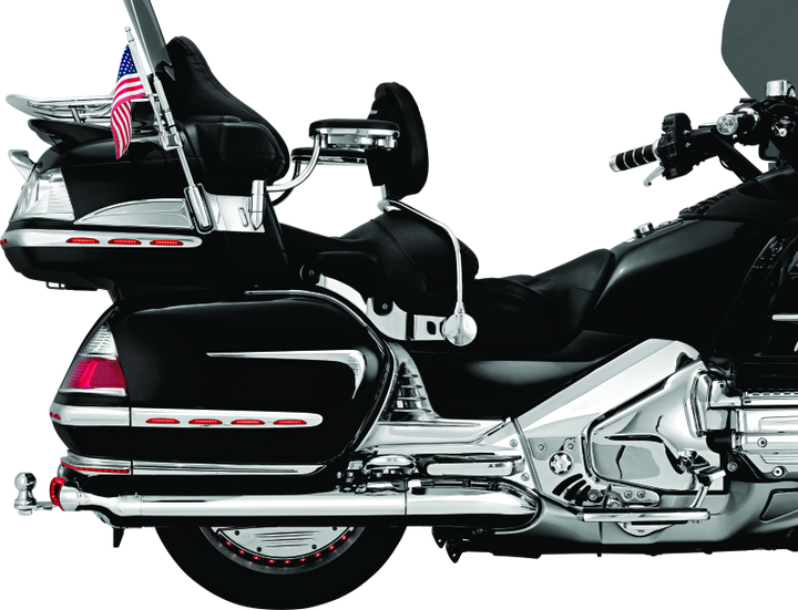 Kuryakyn Louvered Battery Box Cover 01-10 GL1800 Chrome