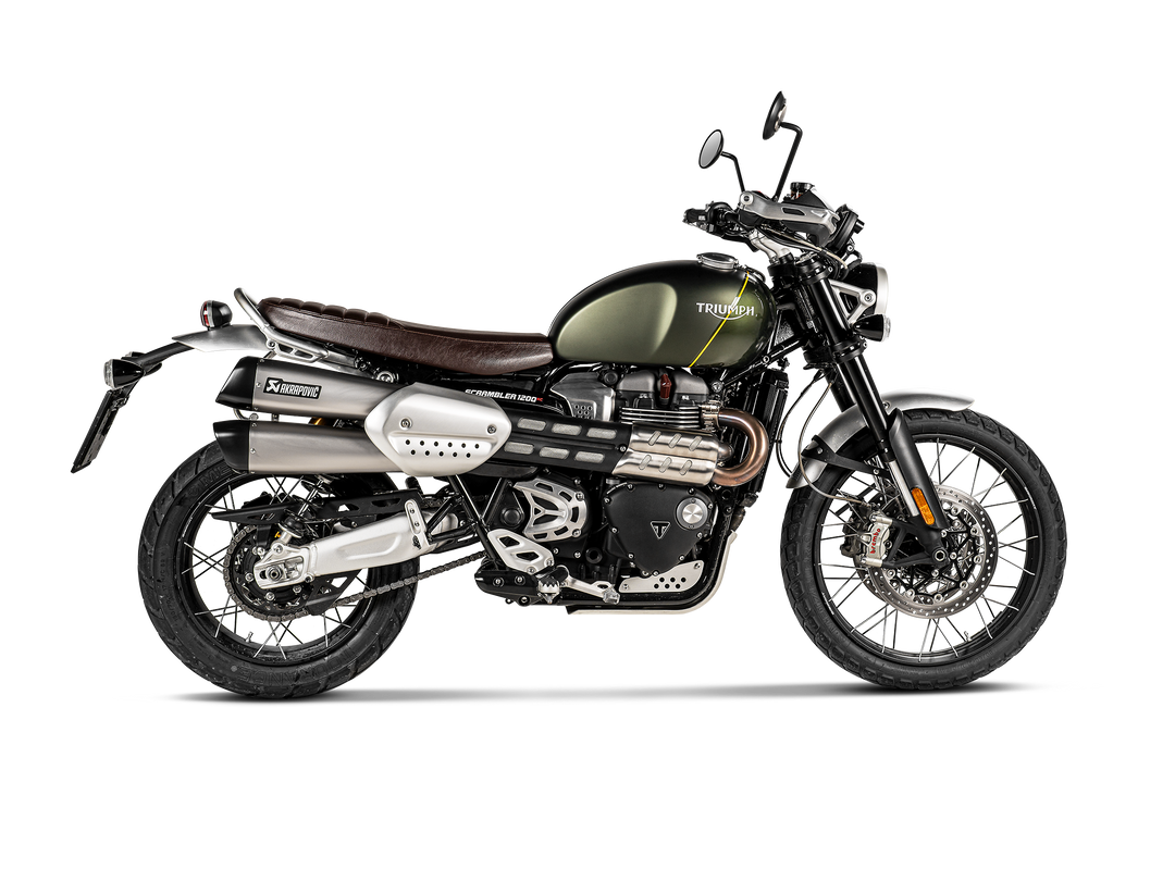 Akrapovic Slip-On Exhaust Triumph Scrambler 1200 XC / EX 2019-2020