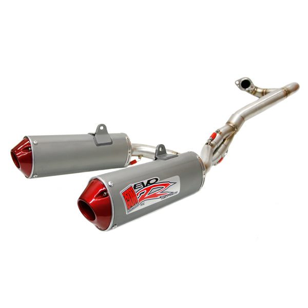 Big Gun EVO-R Dual Full Exhaust System — Honda CRF 450R (2013-2014), 4-Stroke
