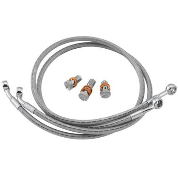 Goodridge Braided Dual Front Brake Line Kit — Kawasaki