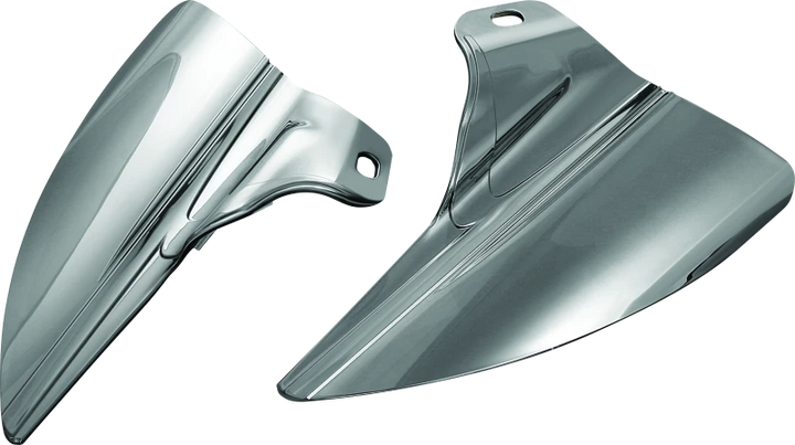 Kuryakyn Saddle Shields Heat Deflectors 09-Up Touring Smoke