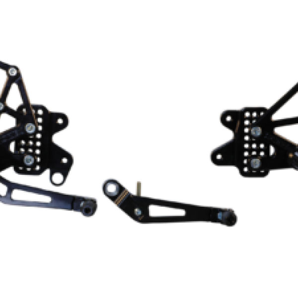 Vortex 11-23 Suzuki GSX-R600,GSX-R750 Rear Set — Black (RS582K)