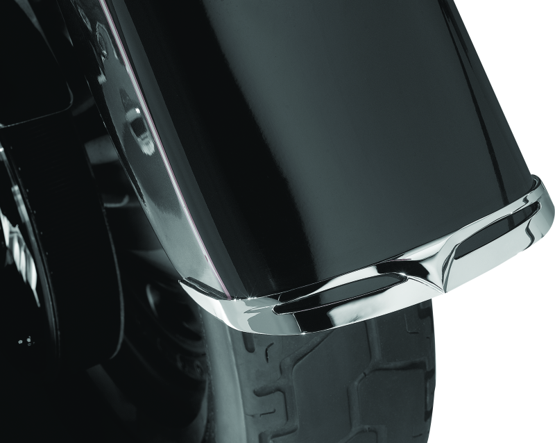 Kuryakyn Fender Tip Front Trailing Edge 90-17 Fat Boy Models Chrome