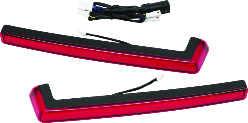 Kuryakyn Tracer Tour-Pak Side Lights Red Lens