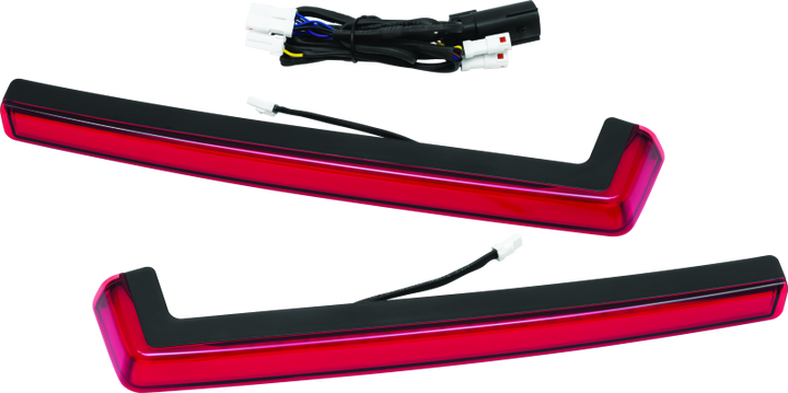 Kuryakyn Tracer Tour-Pak Side Lights Red Lens