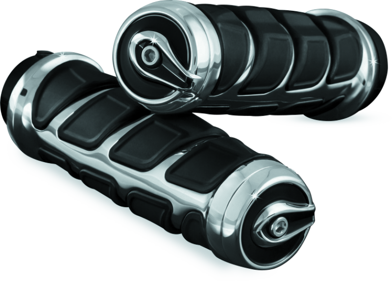 Kuryakyn Kinetic Grips Dual Cable Chrome