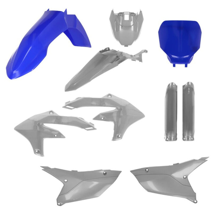 Acerbis 2024 Yamaha YZ250F/ 23+ YX450F/FX Full Plastic Kit w/Tank Cover - Blue/Gray
