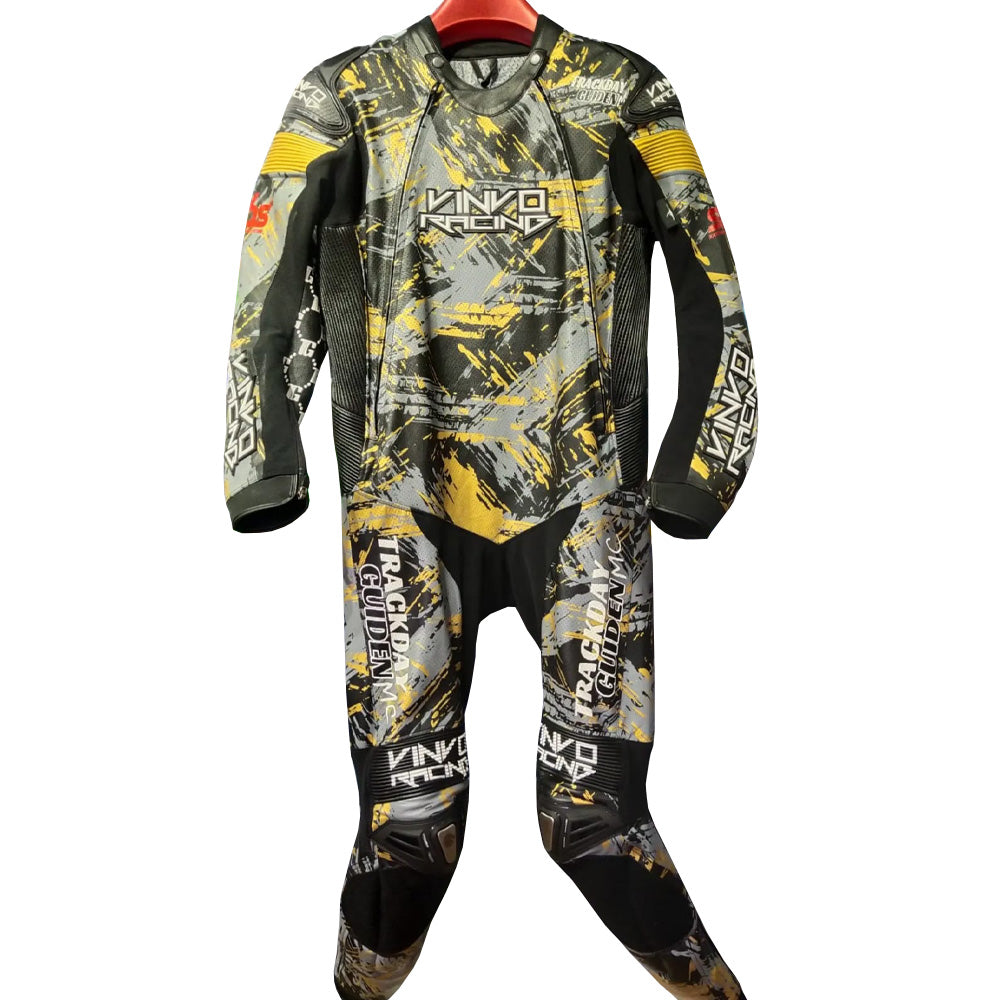 Custom Kangaroo Leather Race Suit