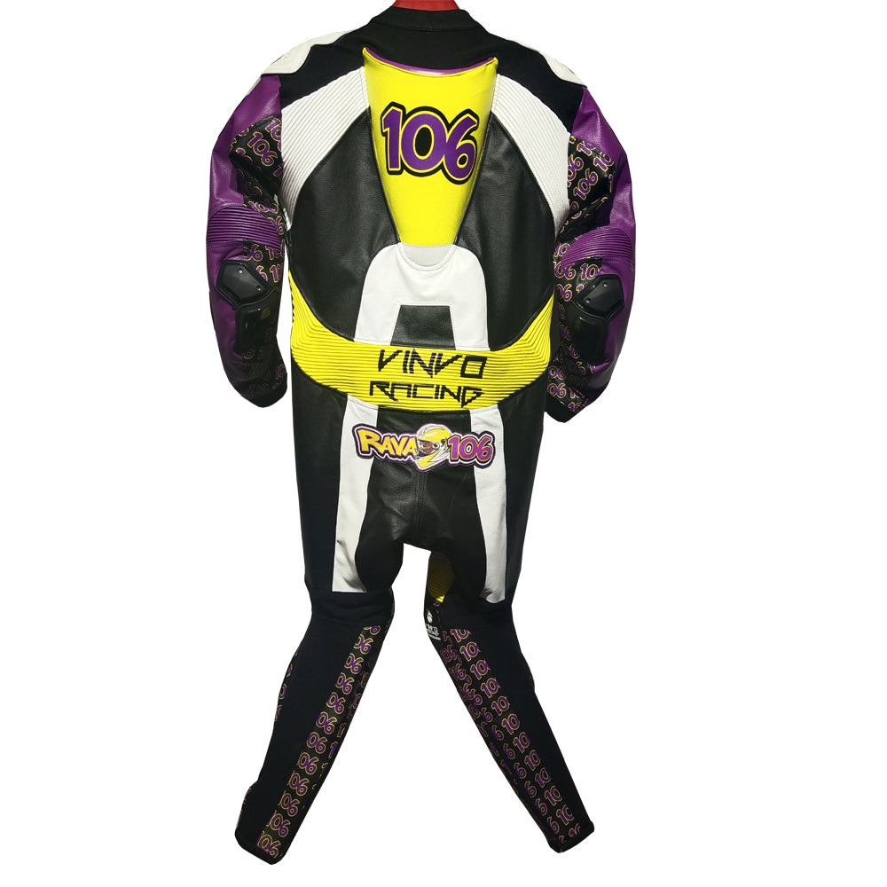 Custom Kangaroo Leather Race Suit