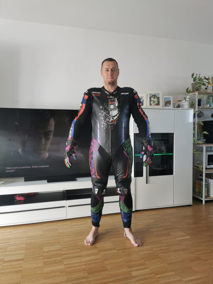 Custom Kangaroo Leather Race Suit