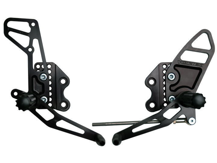 Vortex 05-06 Suzuki GSX-R1000 Adjustable Rearsets — Black (RS510K)