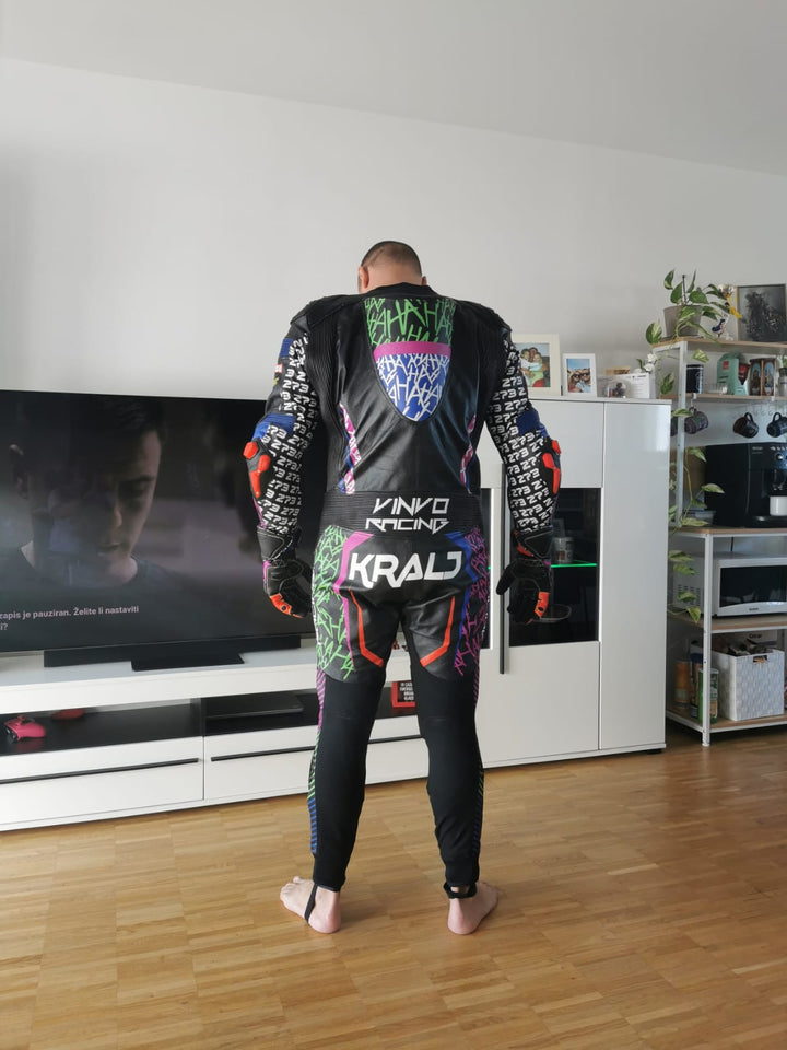 Custom Kangaroo Leather Race Suit