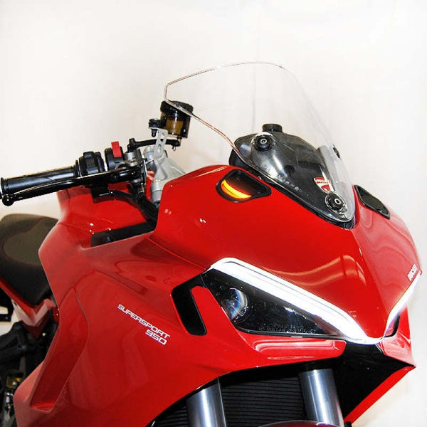 New Rage Cycles 21+ Ducati Supersport 950 Mirror Block Off Turn Signals — SS950-MBO