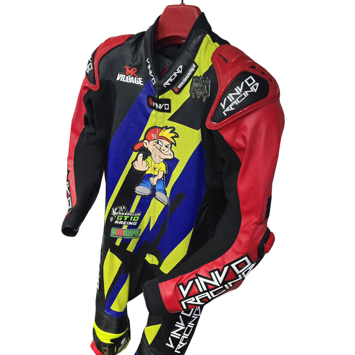 Custom Kangaroo Leather Race Suit