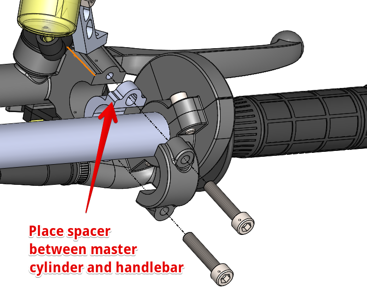 Woodcraft 7mm Master Cylinder Spacer