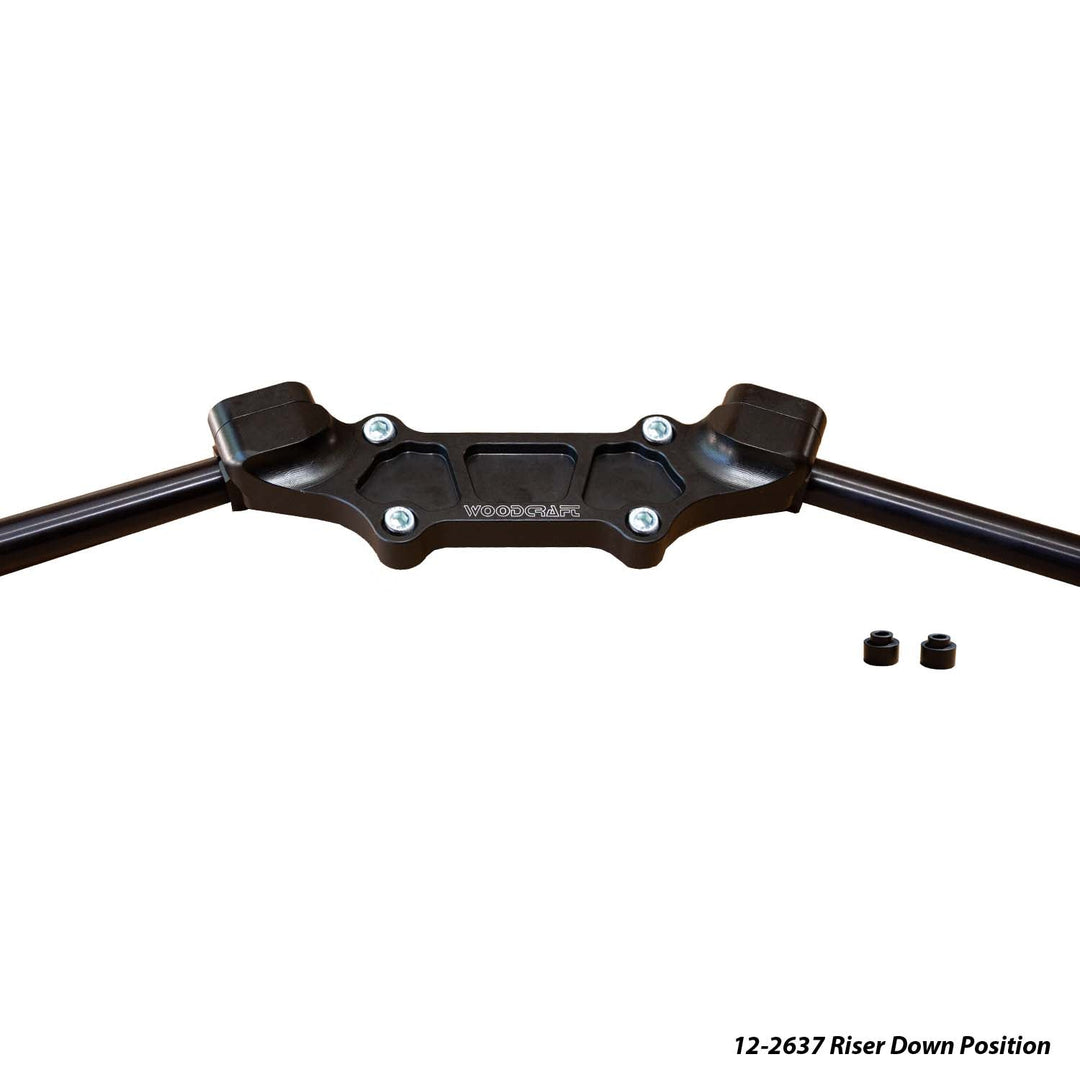 Woodcraft Ducati Monster 937 2021-22 Riser Adapter Plate w/ Standard Black Bars