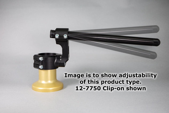 Woodcraft 35mm Rise Side Mount Adjustable Angle Clipon Risers (with 7/8" bars)