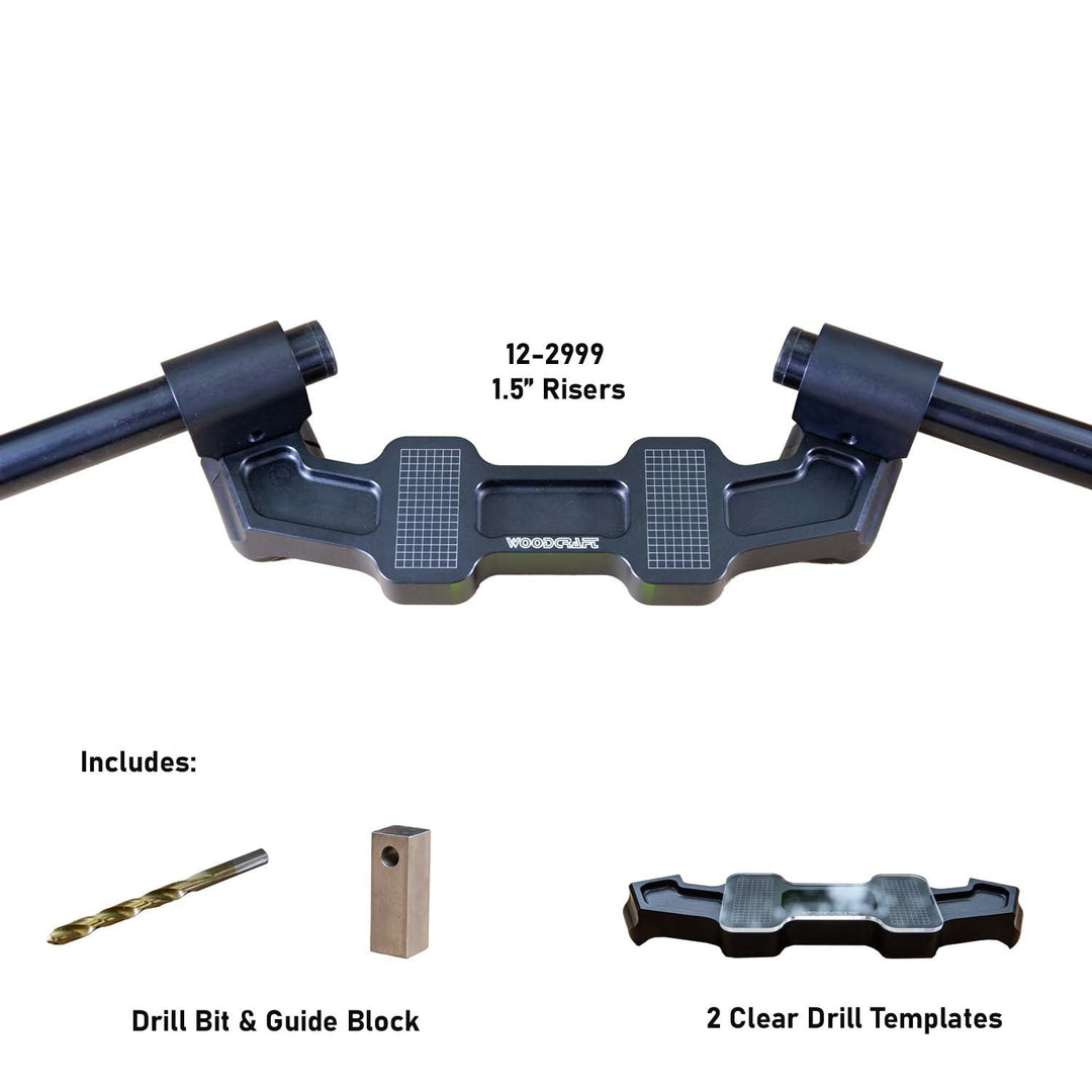Woodcraft Universal Clipon Adapter Plate with Risers &amp; Bars