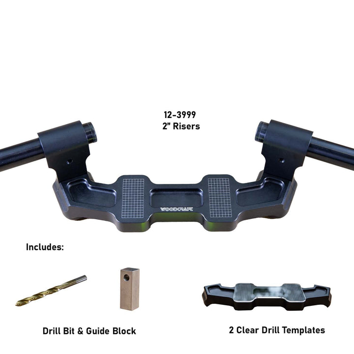 Woodcraft Universal Clipon Adapter Plate with Risers &amp; Bars