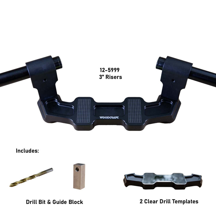 Woodcraft Universal Clipon Adapter Plate with Risers &amp; Bars