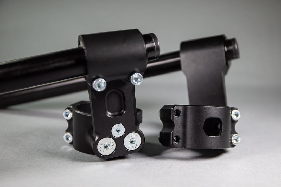 Woodcraft BMW R Nine T Pure-Scrambler 43mm Adjustable Angle 75mm Rise Clip-on Riser with Standard Black Bars