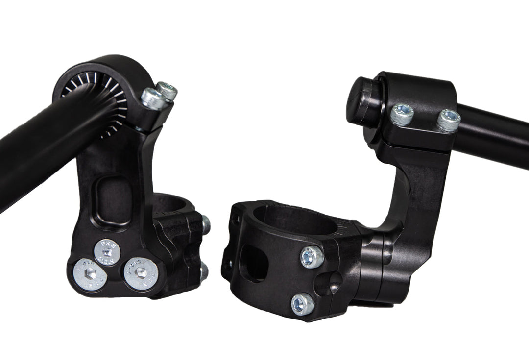 Woodcraft Aprilia Tuono V4 1100 51mm Side Mount 75mm Rise Adjustable Angle Clipon Risers