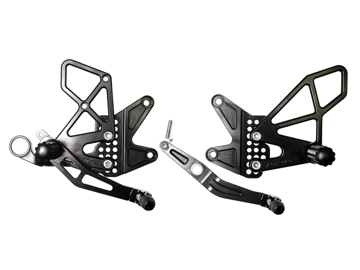 Vortex 06-16 Yamaha YZF-R6 Rear Set — Black (RS616K)